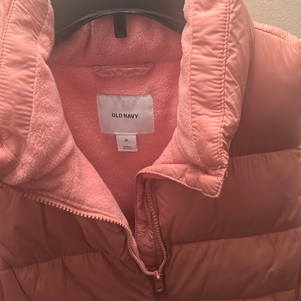 Pink Puffer Vest (medium) - Picture 2 of 3